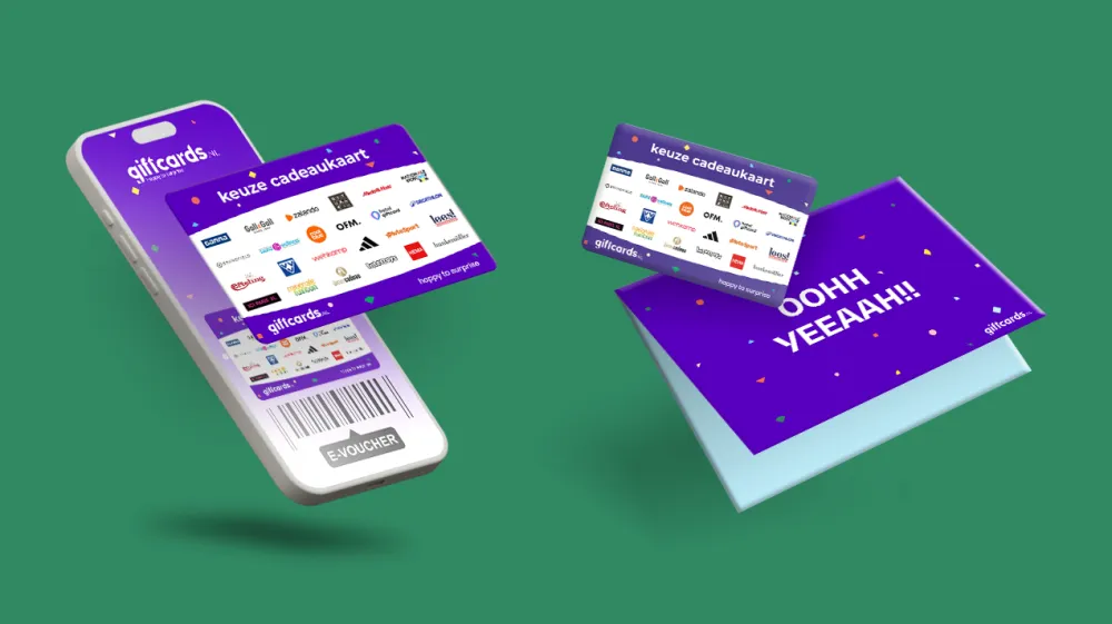 Een cadeaukaart is ook een heel duurzaam geschenk